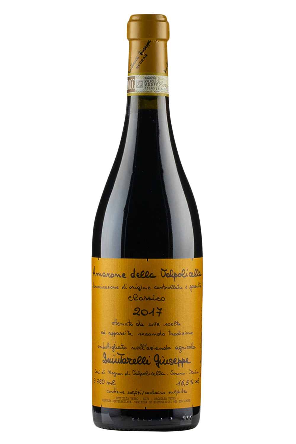 Bottle of Quintarelli Amarone della Valpolicella Classico 2017