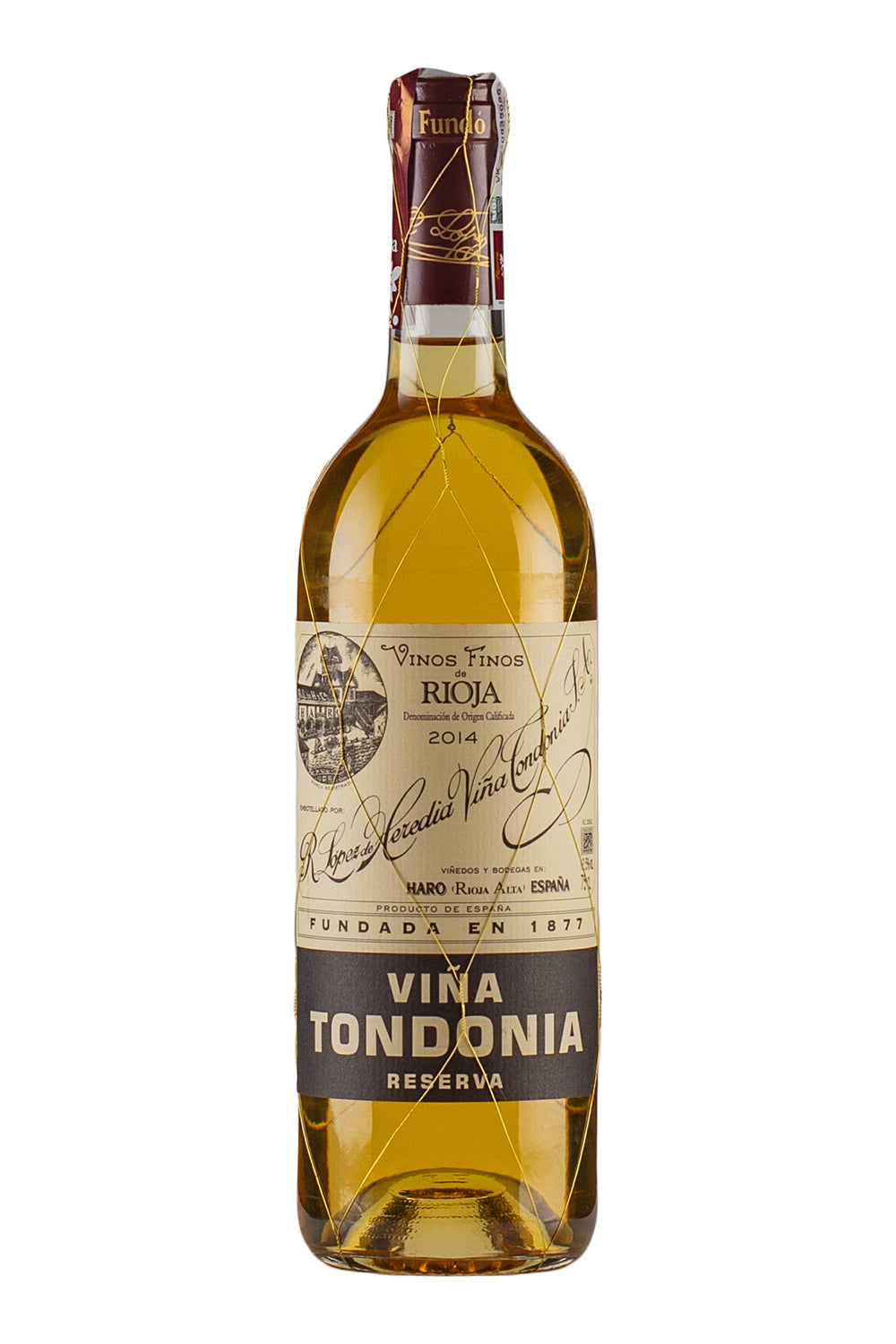 Bottle of López de Heredia Viña Tondonia Reserva Blanco 2014