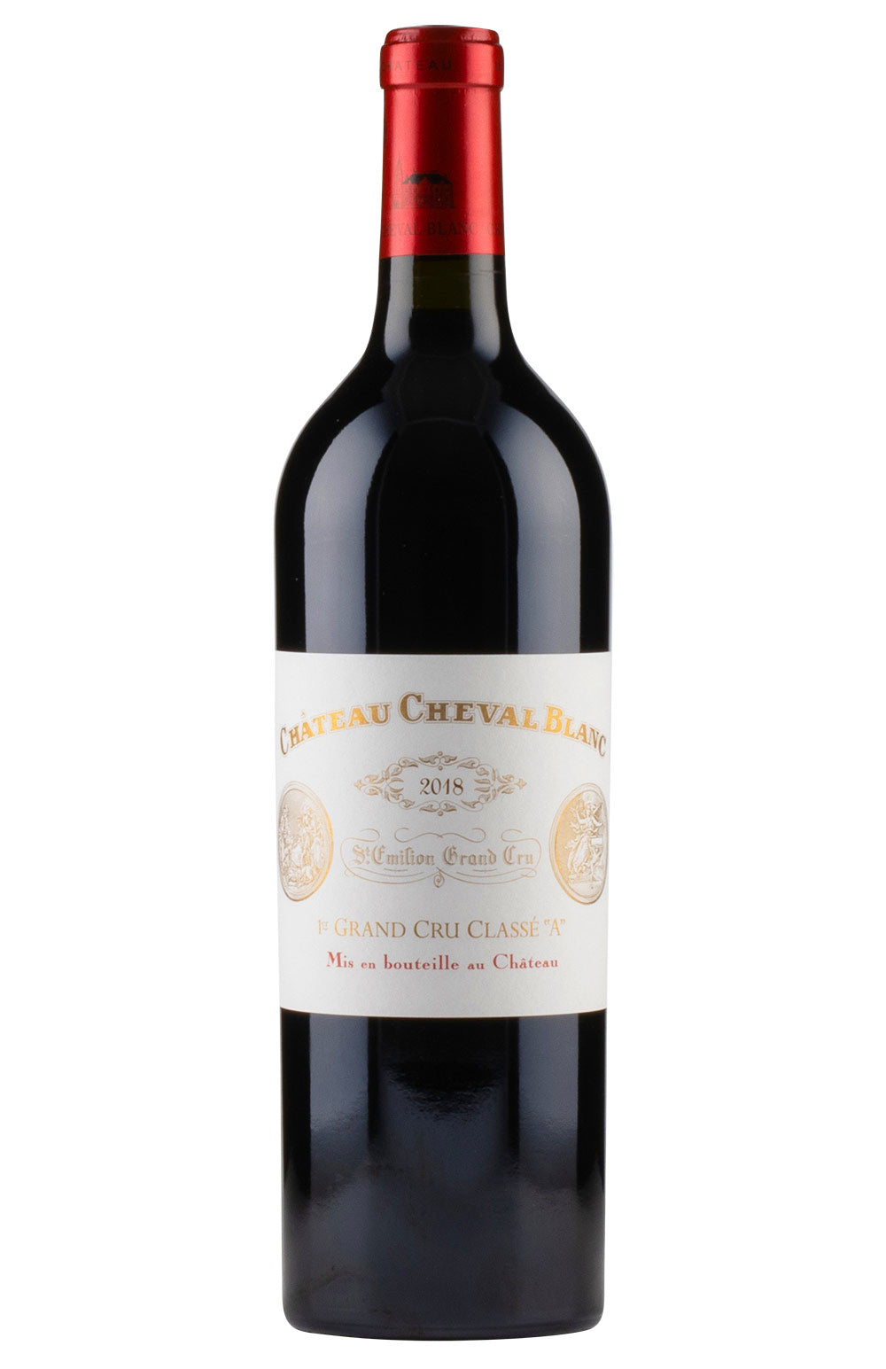 Botella de Château Cheval Blanc 2018
