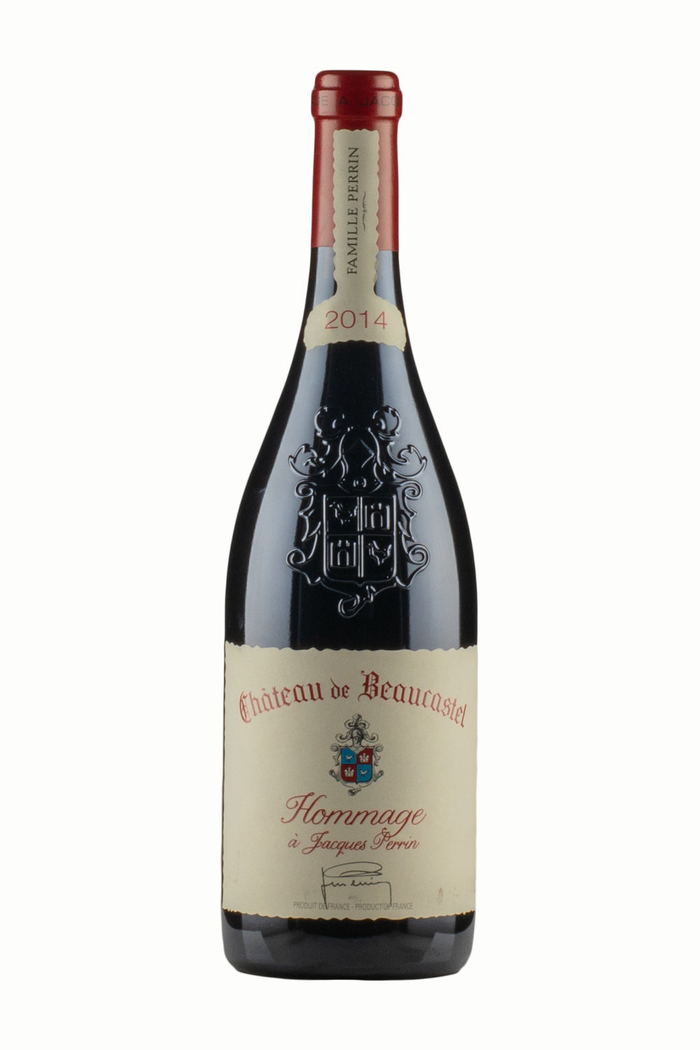 Botella de Château de Beaucastel Hommage à Jacques Perrin 2014