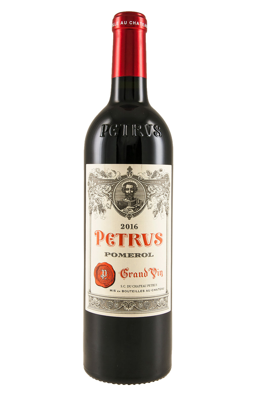Botella de Petrus 2016