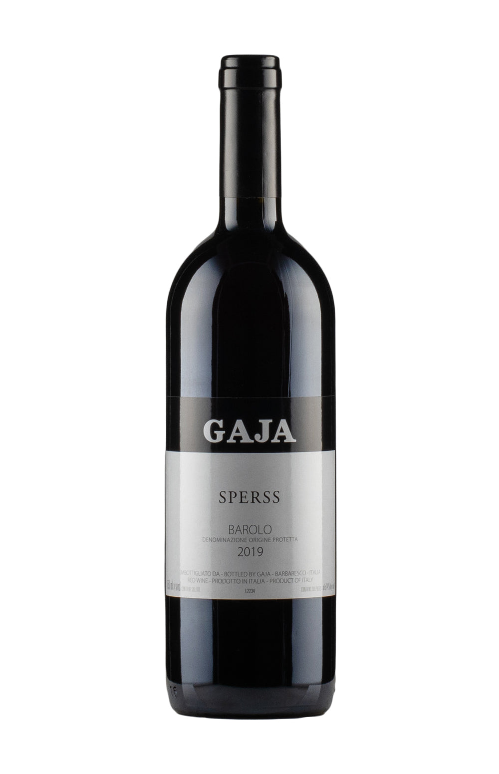 Botella de Gaja Sperss Barolo 2019