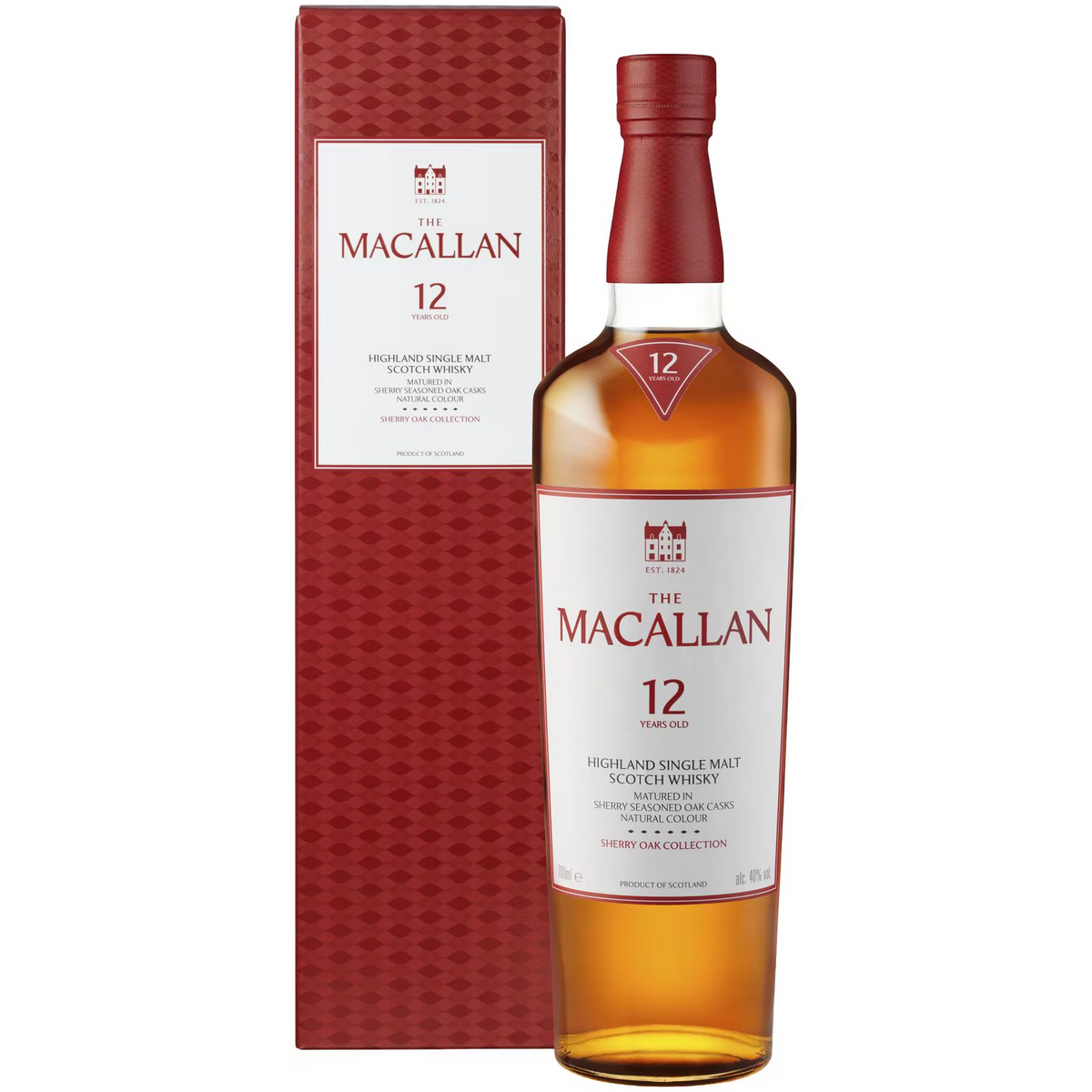 Botella de Macallan 12 Anos Sherry Oak