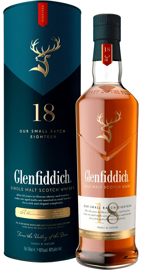 Glenfiddich 18 Anos Single Malt - Vinogrande