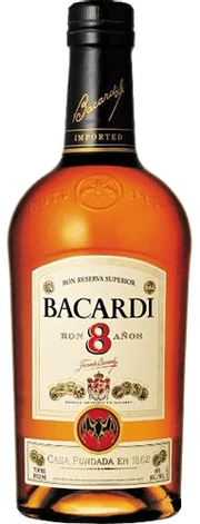 Rum Bacardí Reserva 8 anos - Vinogrande