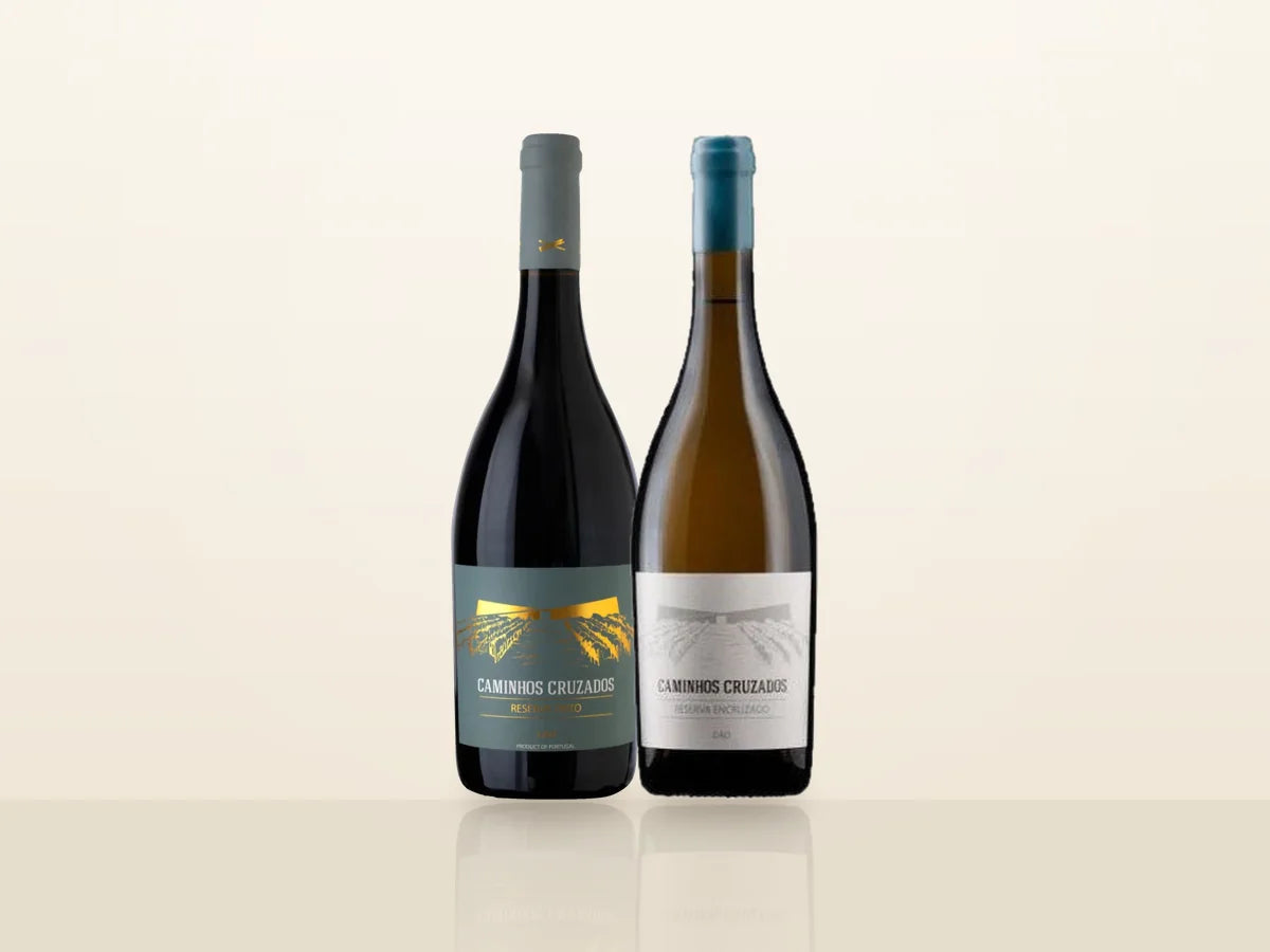 Pack Natal Caminhos Cruzados (Dão): Reserva Tinto e Reserva Encruzado, lado a lado