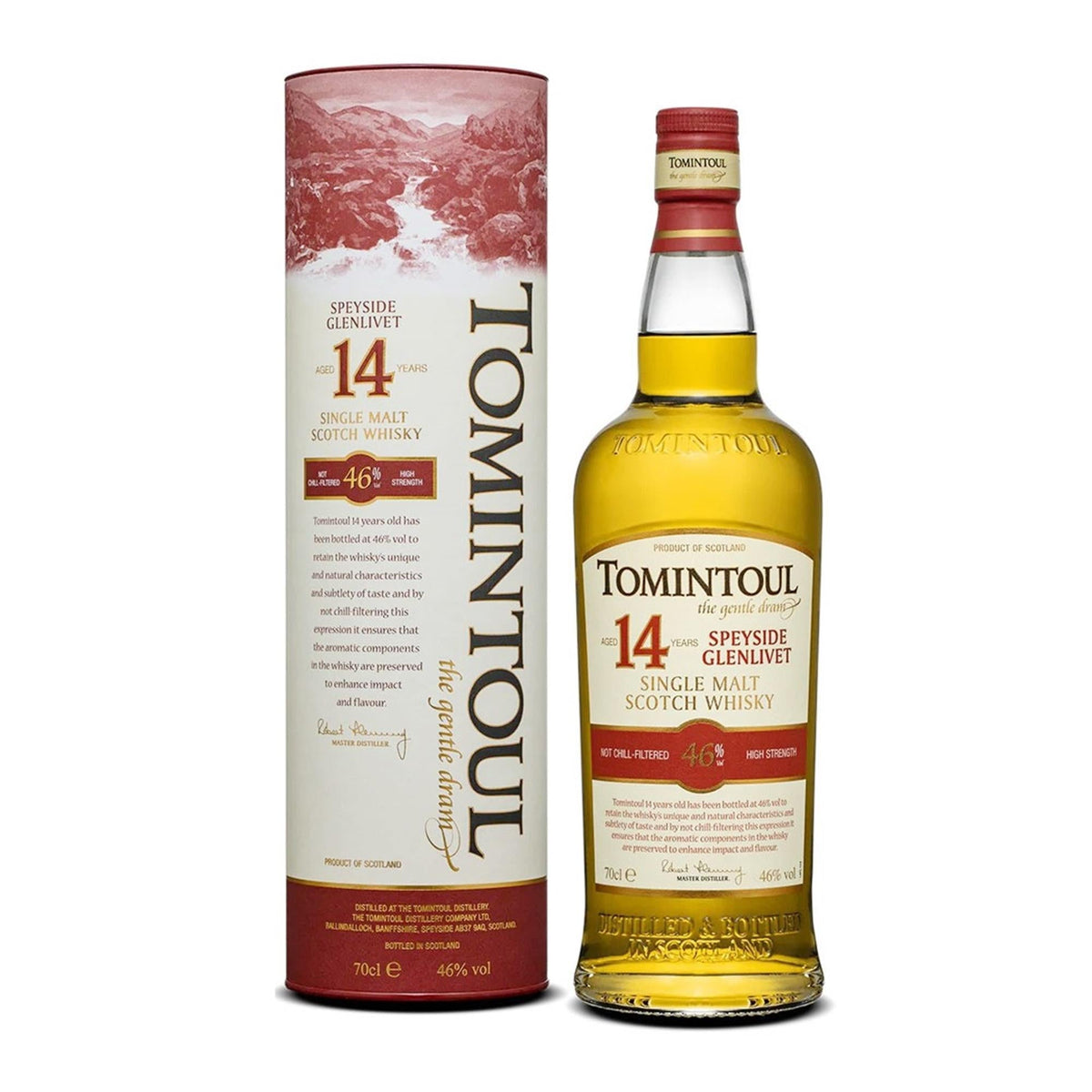 Botella de Tomintoul 14 Anos