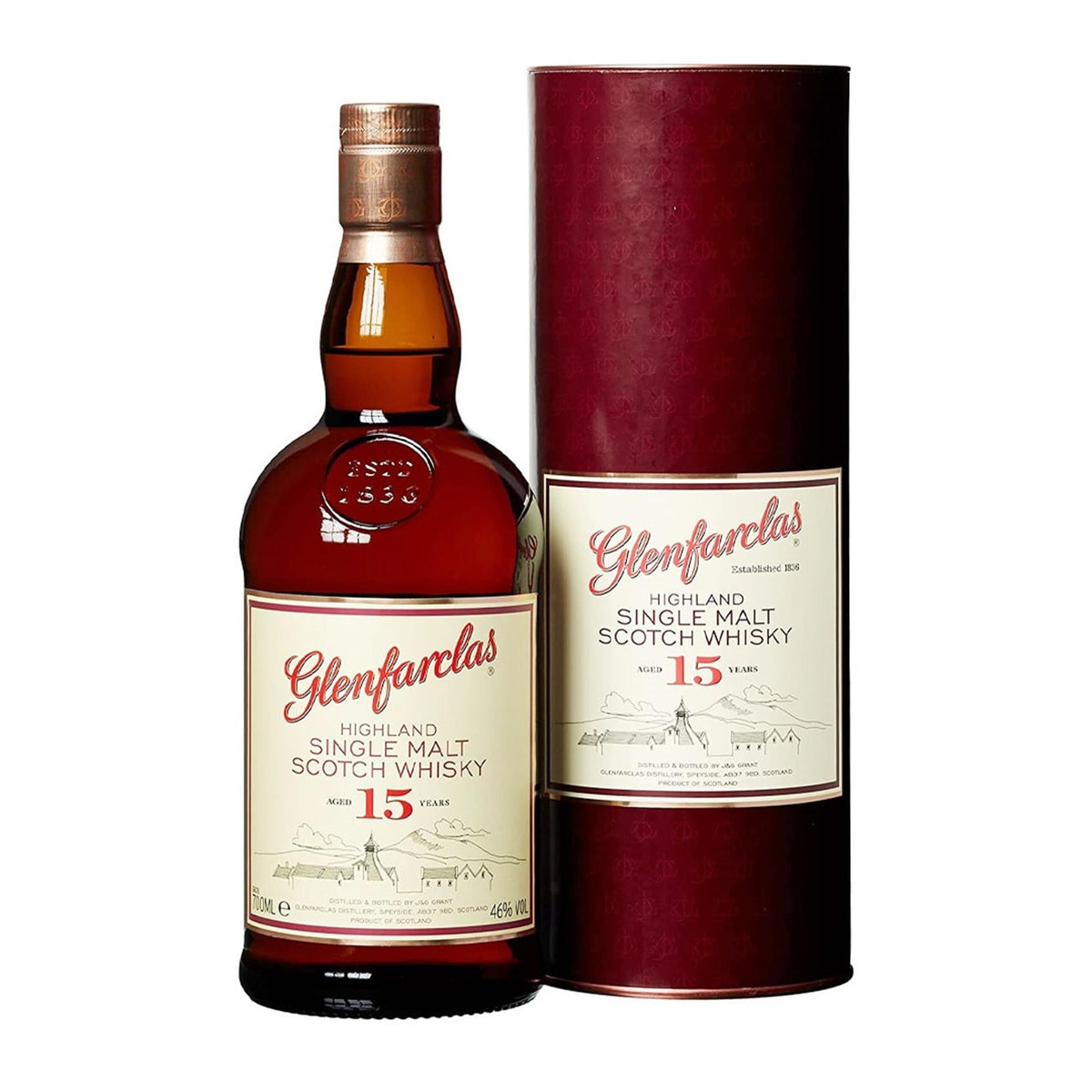 Bottle of Glenfarclas 15 Anos