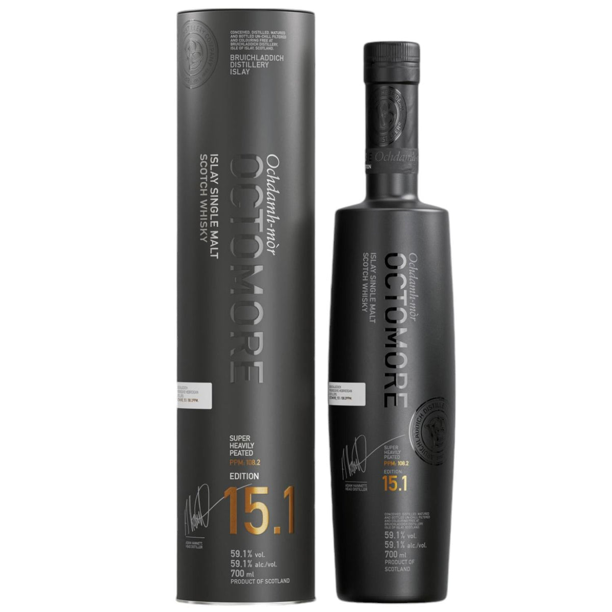 Botella de Bruichladdich Octomore 15.1