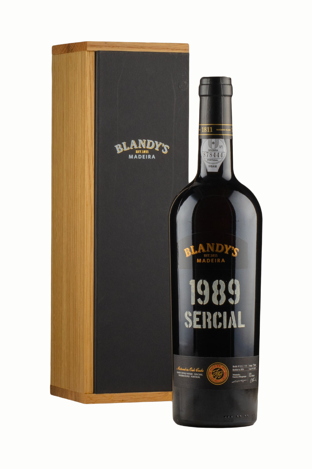 Botella de Blandy's Sercial 1989 Madeira