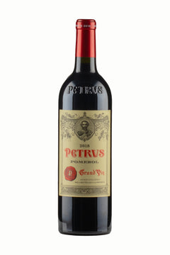 Botella de Petrus 2018