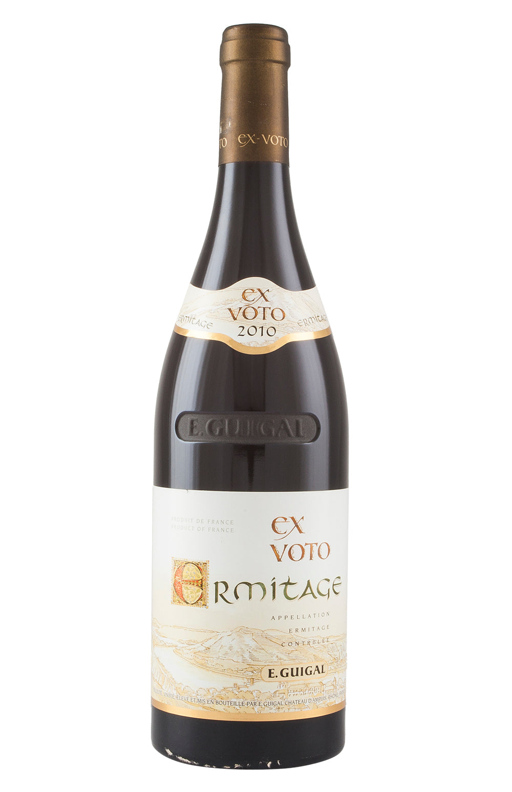 Bottle of E. Guigal Ermitage Ex-Voto Rouge 2010