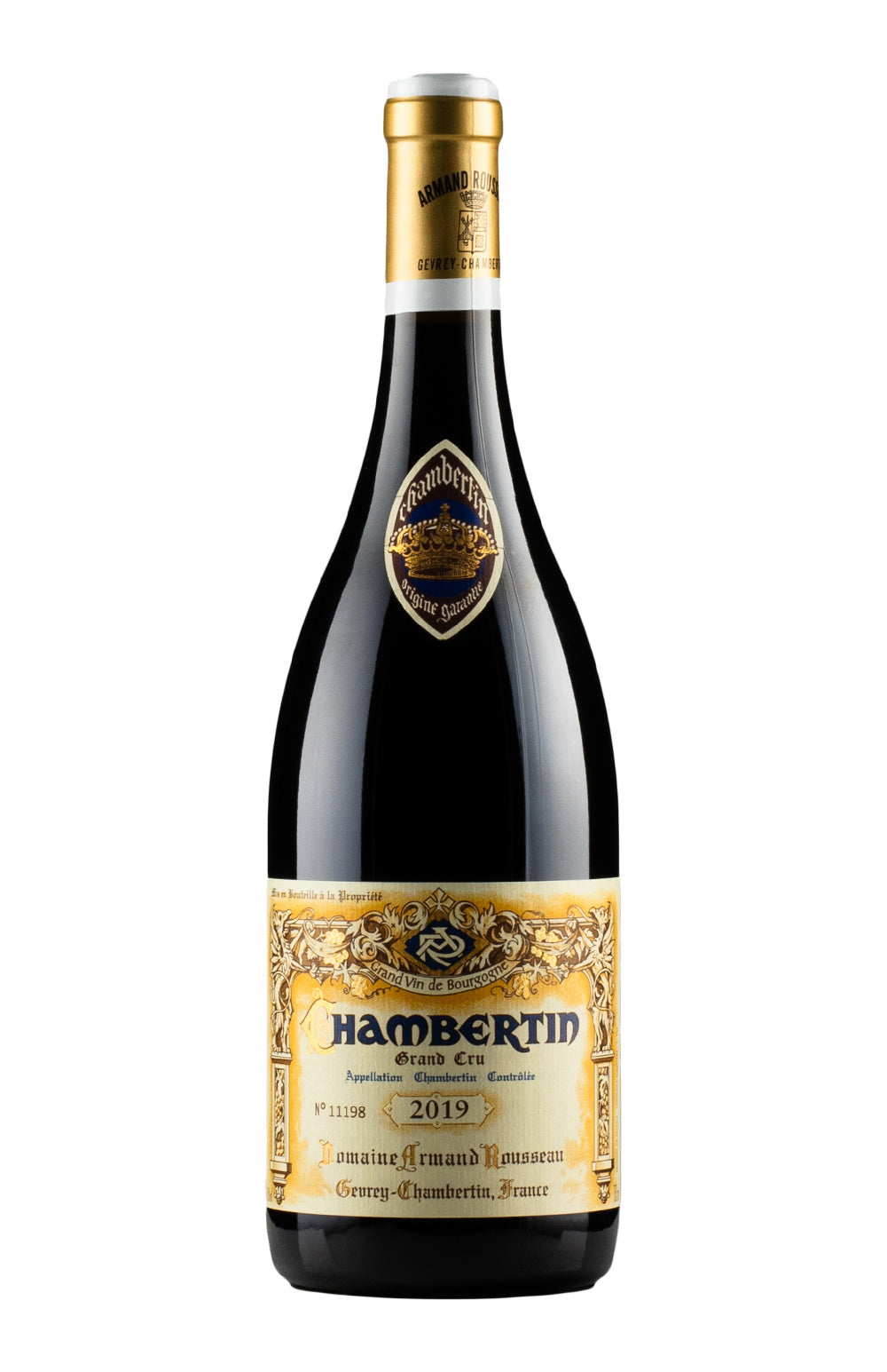 Bottle of Armand Rousseau Chambertin Grand Cru 2019