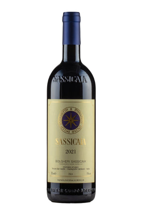 Bottle of Sassicaia 2021