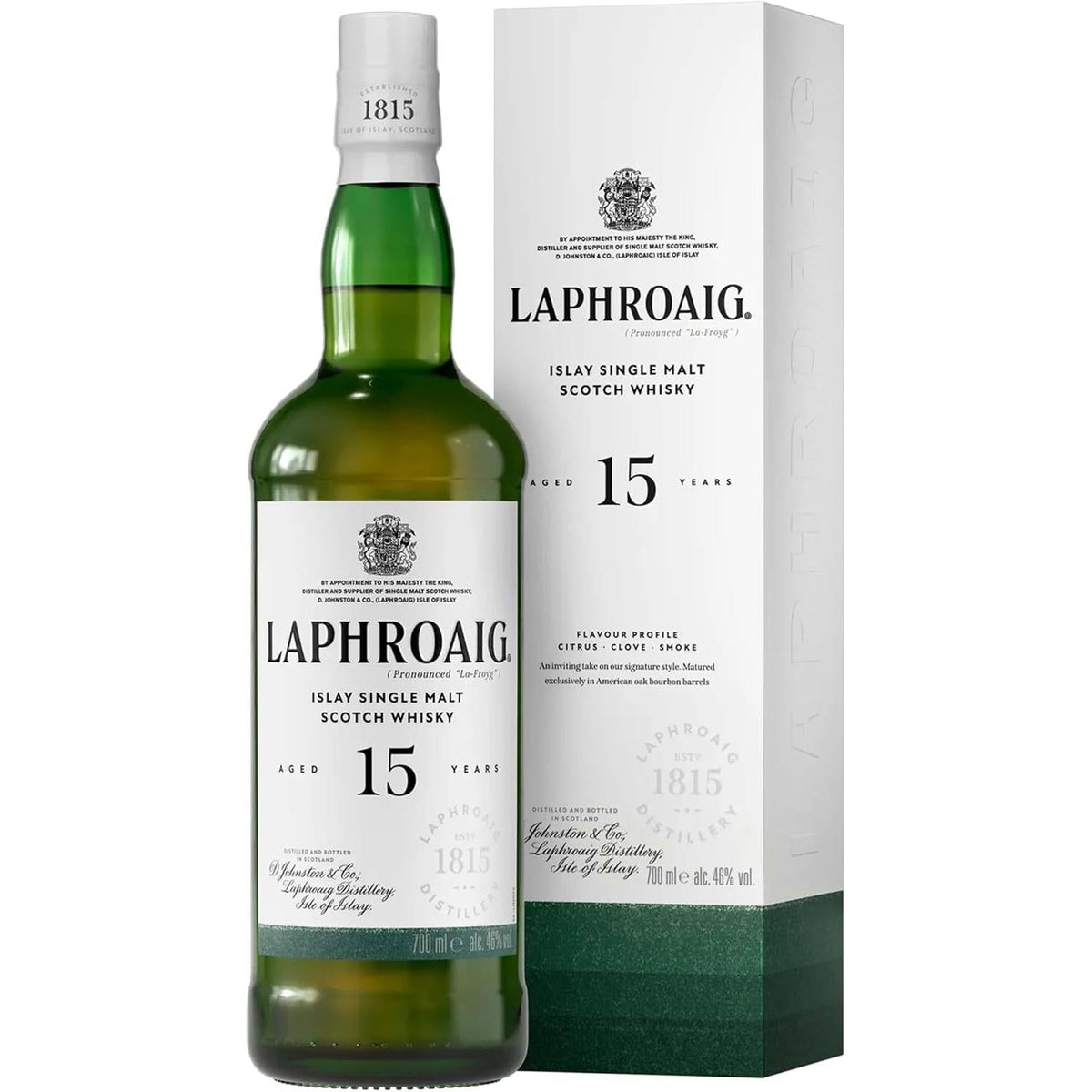 Botella de Laphroaig 15 Anos