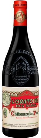 Garrafa de L'Oratoire des Papes : Châteauneuf-du-Pape 2023 — vinho tinto