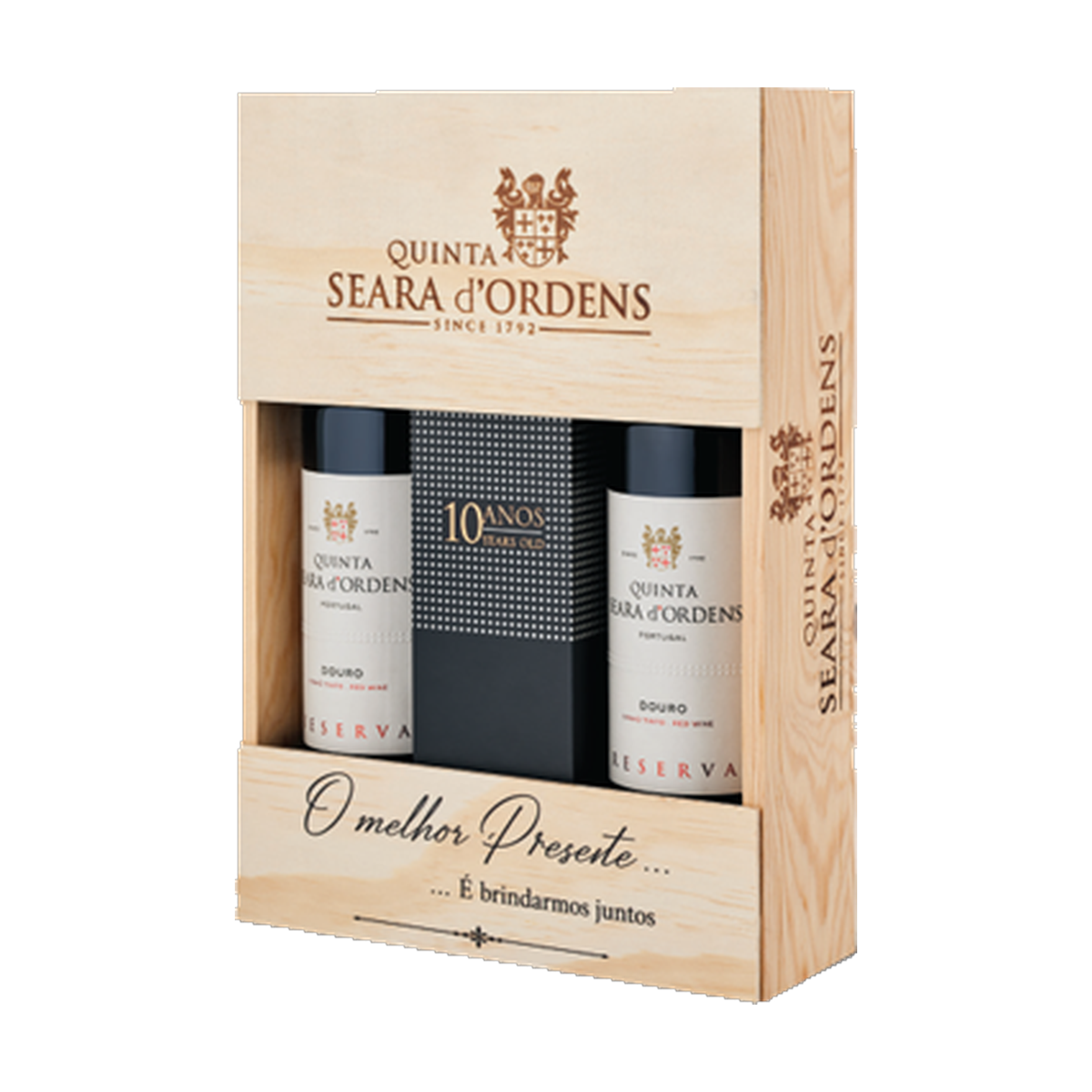 Conjunto 2 gfs Seara d’Ordens Reserva Tinto 0,75 lt + Seara d’Ordens Porto Tawny 10 Anos 0,50 lt