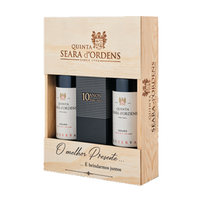 Conjunto 2 gfs Seara d’Ordens Reserva Tinto 0,75 lt + Seara d’Ordens Porto Tawny 10 Anos 0,50 lt