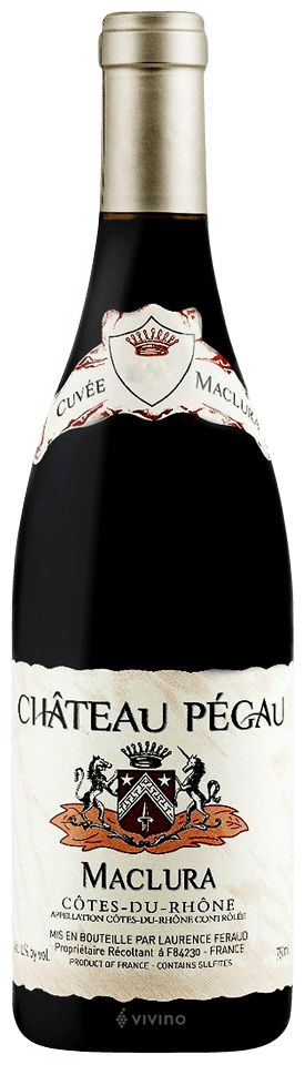 Botella de Domaine du Pégau Cuvée Maclura tinto 2023, Côtes du Rhône
