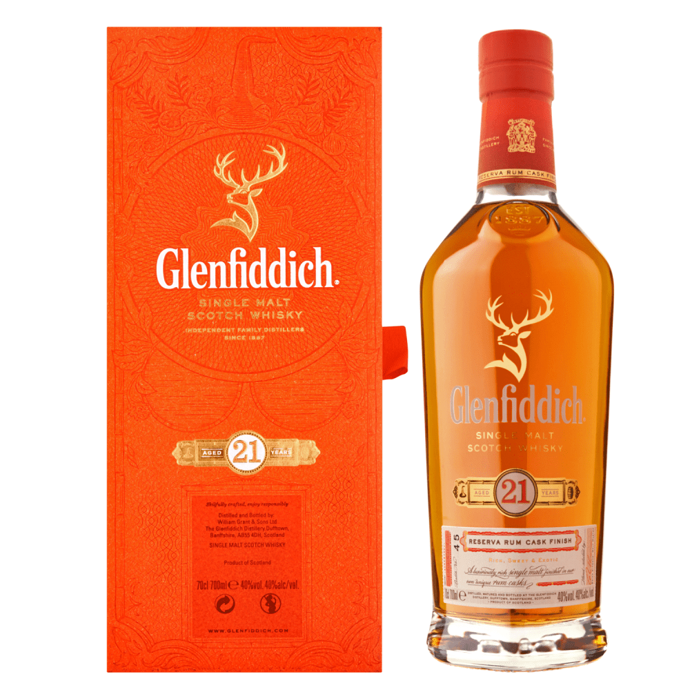 Glenfiddich 21 anos Reserva Rum Cask Finish - Vinogrande