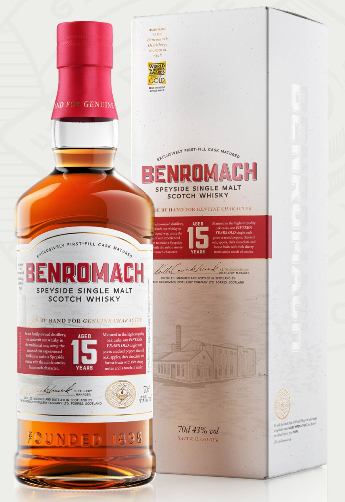 Bottle of Benromach 15 Anos
