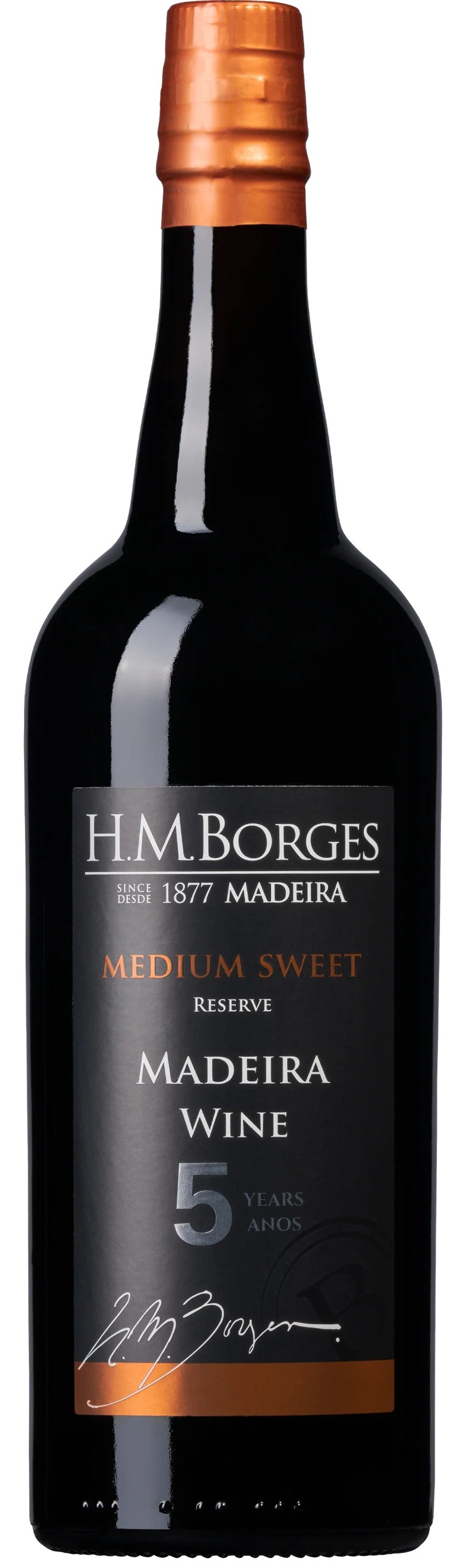 H.M. Borges Reserva 5 Anos Meio Doce Madeira