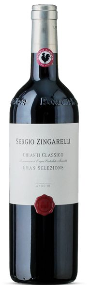 Botella de Rocca delle Macìe Chianti Classico DOCG Gran Selezione Sergio Zingarelli Tinto 2020 — vino tinto