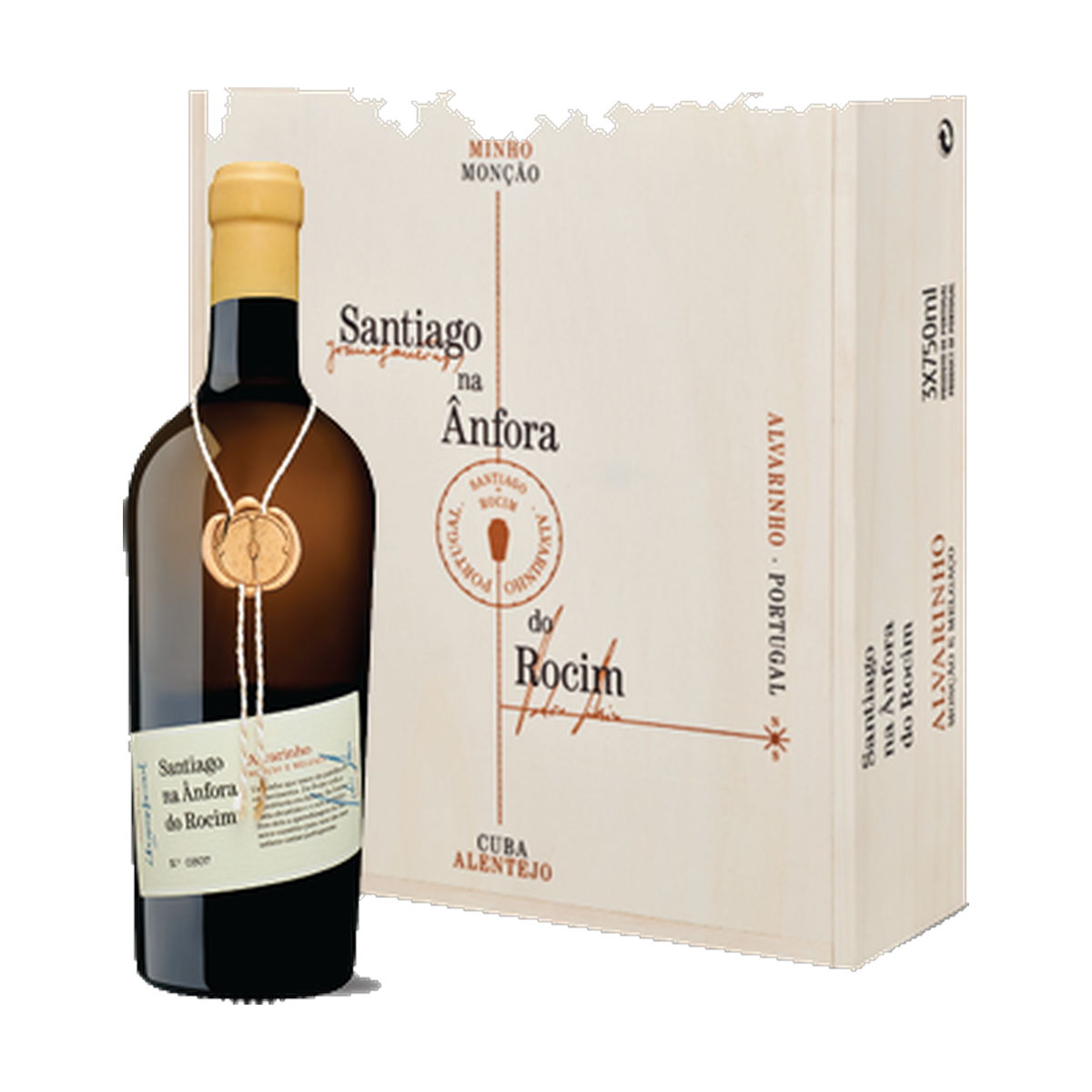 Santiago na Ânfora do Rocim Alvarinho (Cxa madeira 3 gfs)
