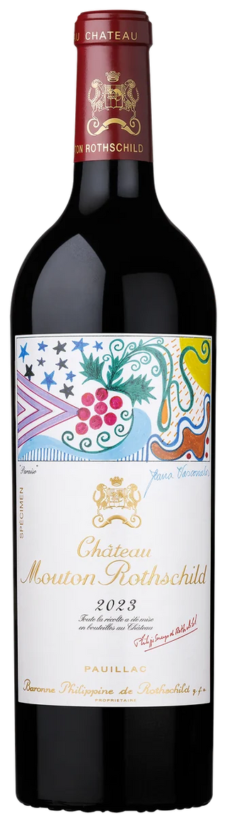 Bottle of Château Mouton Rothschild 2020/2021/2022/2023 — red wine