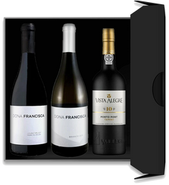 Set of Dona Francisca 2019, Dona Francisca Branco 2022 and Vista Alegre 10 Anos - Vinogrande