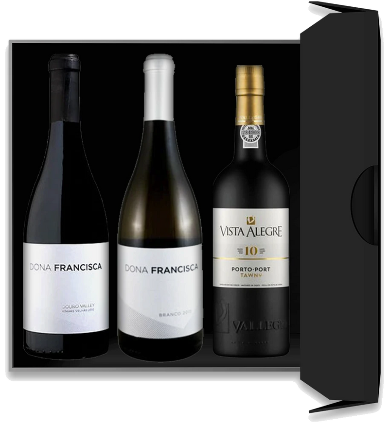 Set of Dona Francisca 2019, Dona Francisca Branco 2022 and Vista Alegre 10 Anos - Vinogrande