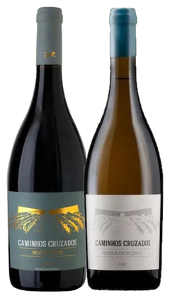 Pack Natal Caminhos Cruzados (Dão): Reserva Tinto and Reserva Encruzado side by side