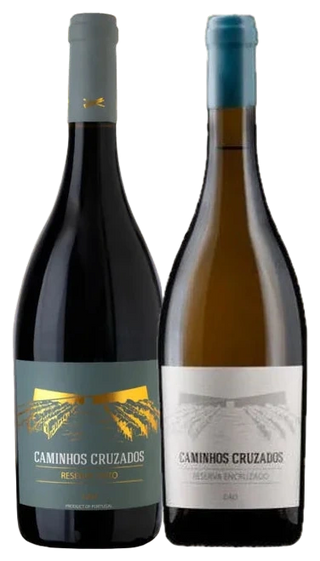 Pack Natal Caminhos Cruzados (Dão): Reserva Tinto and Reserva Encruzado side by side