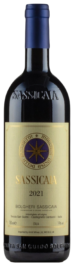 Botella de Sassicaia 2021