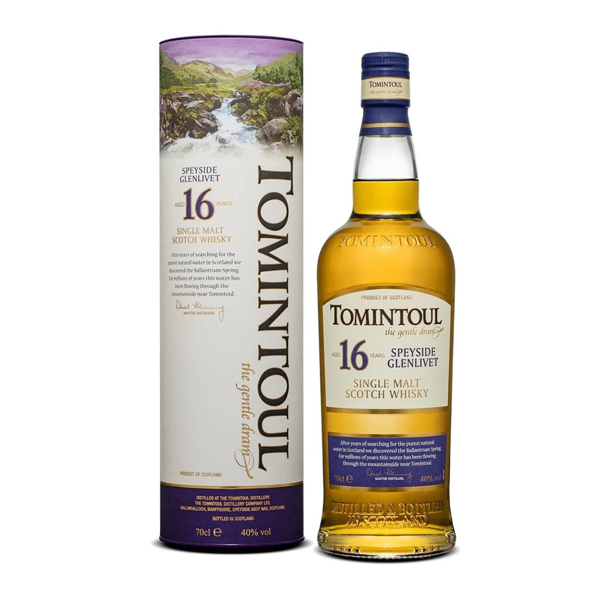 Botella de Tomintoul 16 Anos