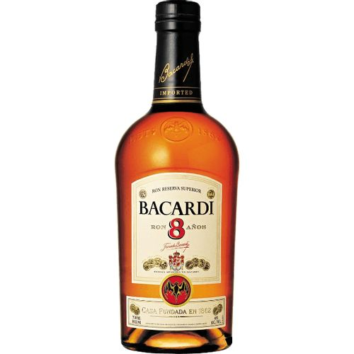 Rum Bacardí Reserva 8 anos - Destilados